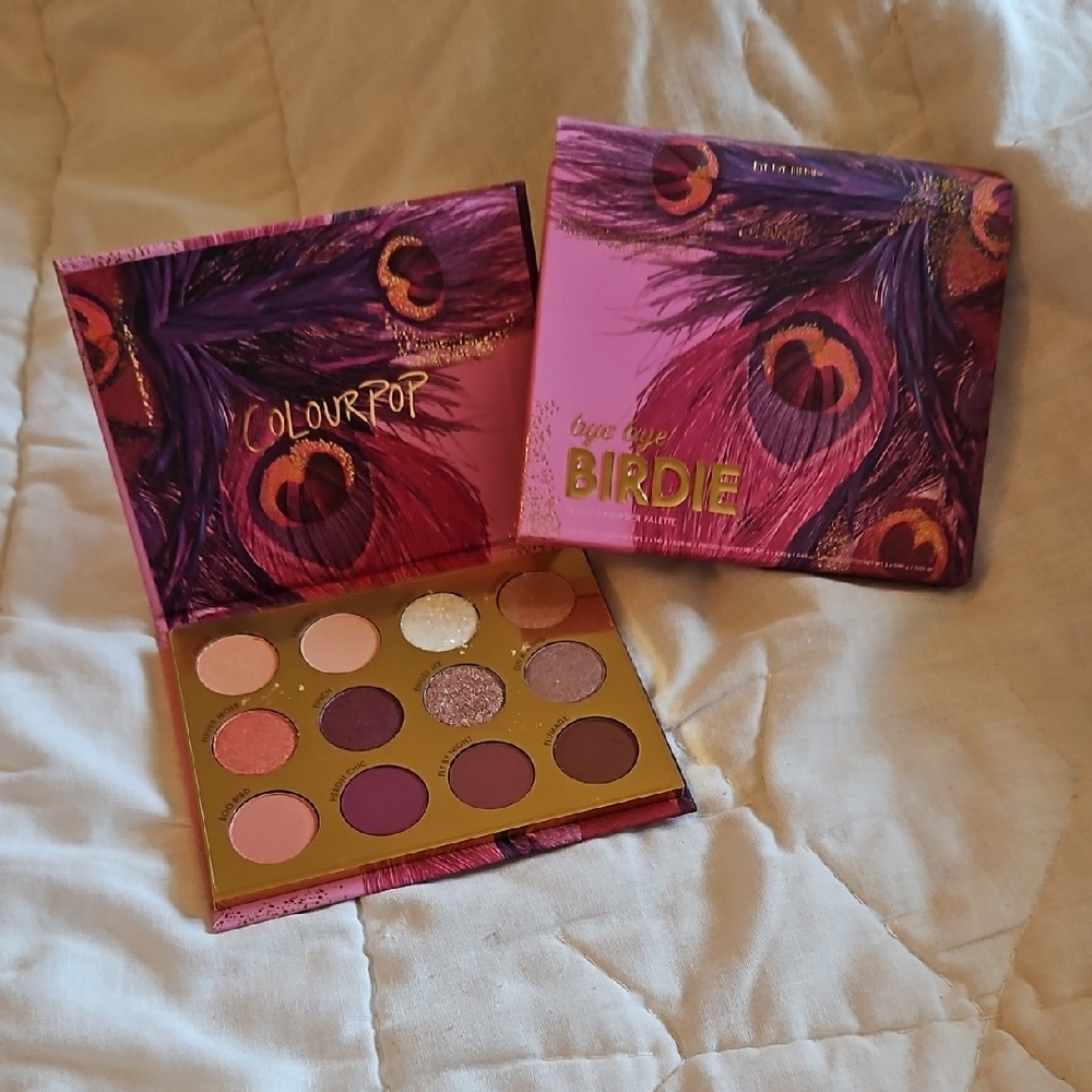 ColourPop Bye Bye Birdie Eyeshadow Palette - Pink and Purple